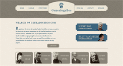 Desktop Screenshot of genealogybos.com