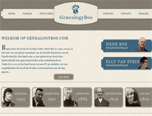 Tablet Screenshot of genealogybos.com